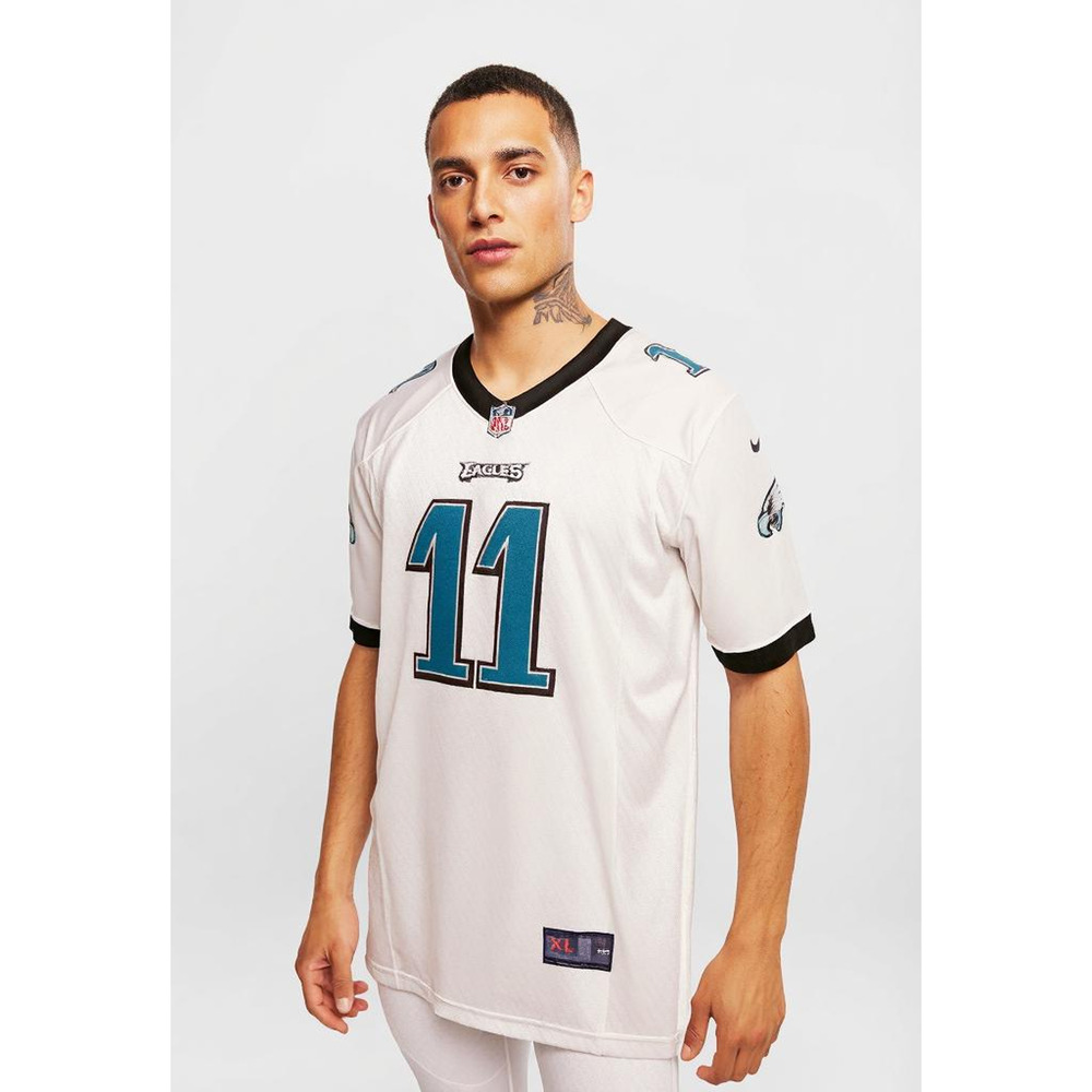 Nike NFL #11 Wentz Philadelphia Eagles White Players Jersey On Field Size XL NWT